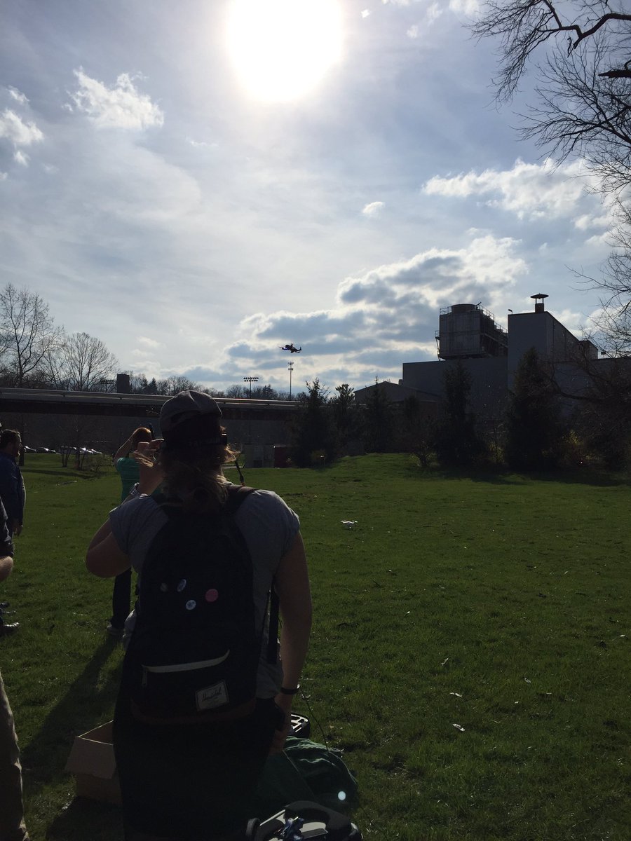 KCoward02's tweet image. We spent this week's @ONAatOU meeting learning about drones and how they can be used in journalism