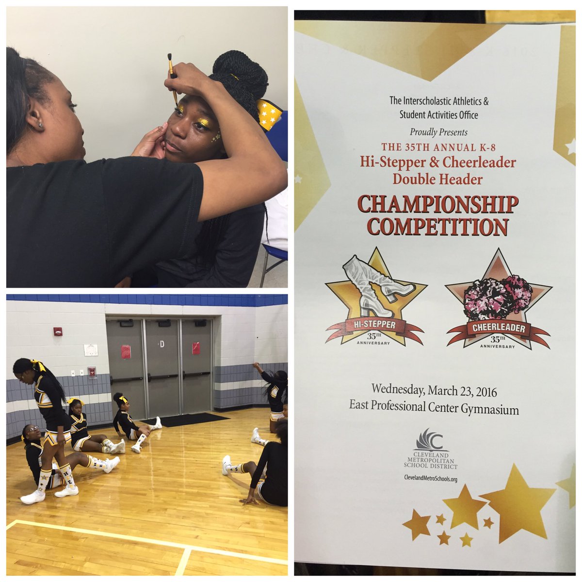 Lady Panthers ready to defend their title... Let's go ladies!! Competition starts at 6pm at East High School!!