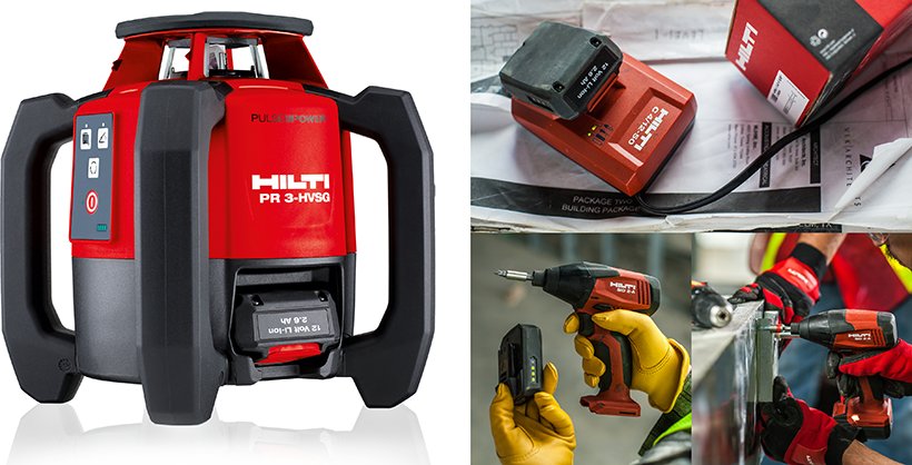 HiltiNAmerica's tweet photo. The Hilti PR 3-HVSG utilizes our new 12 volt battery platform. https://t.co/6YNb8gWxpq https://t.co/5obJBV9vIB