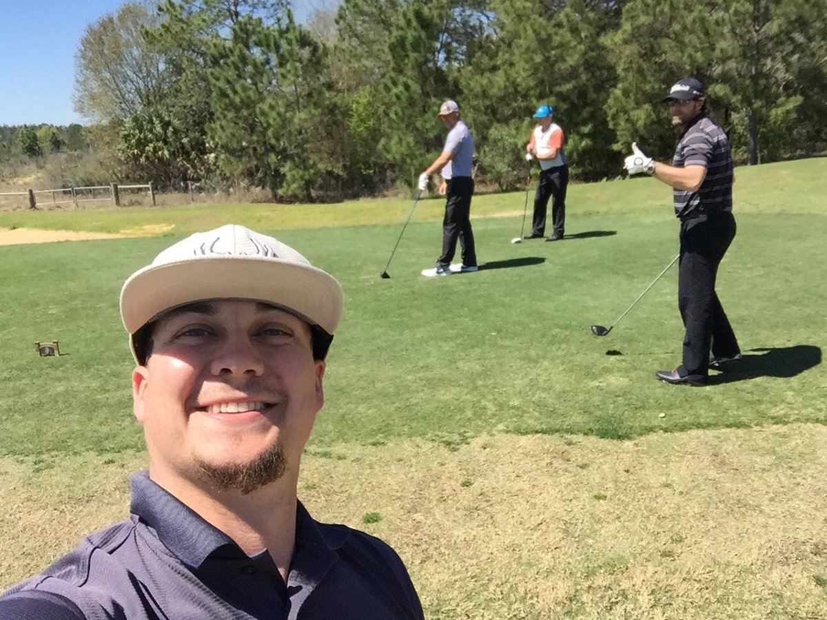 mlbhunter's tweet image. A little golf in Florida yesterday! #NeverStopLearning #golf #outsideoffice