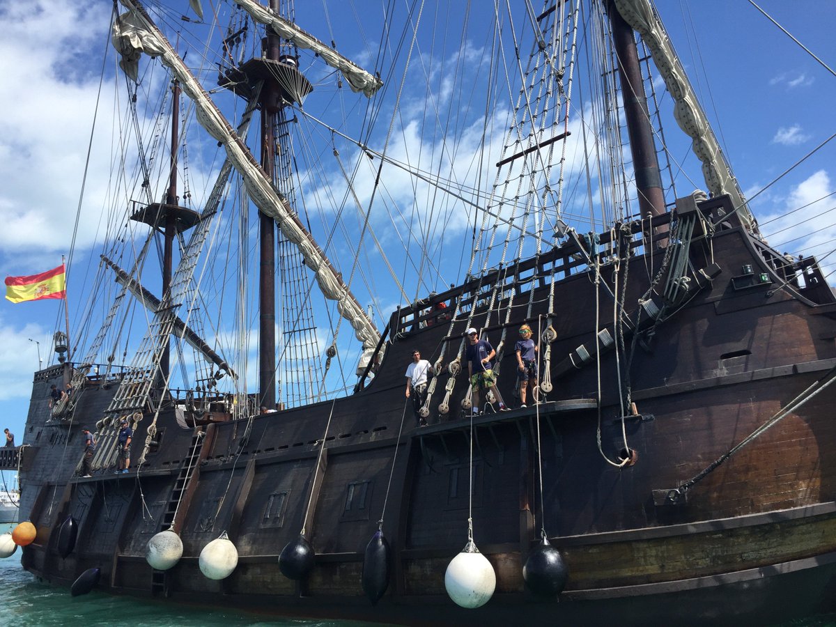 ShipsKW's tweet image. .@ElGaleon2016 has arrived!! We'll be aboard tomorrow at 12! Will you be there? Grab tix: ticketf.ly/1LBaC3C