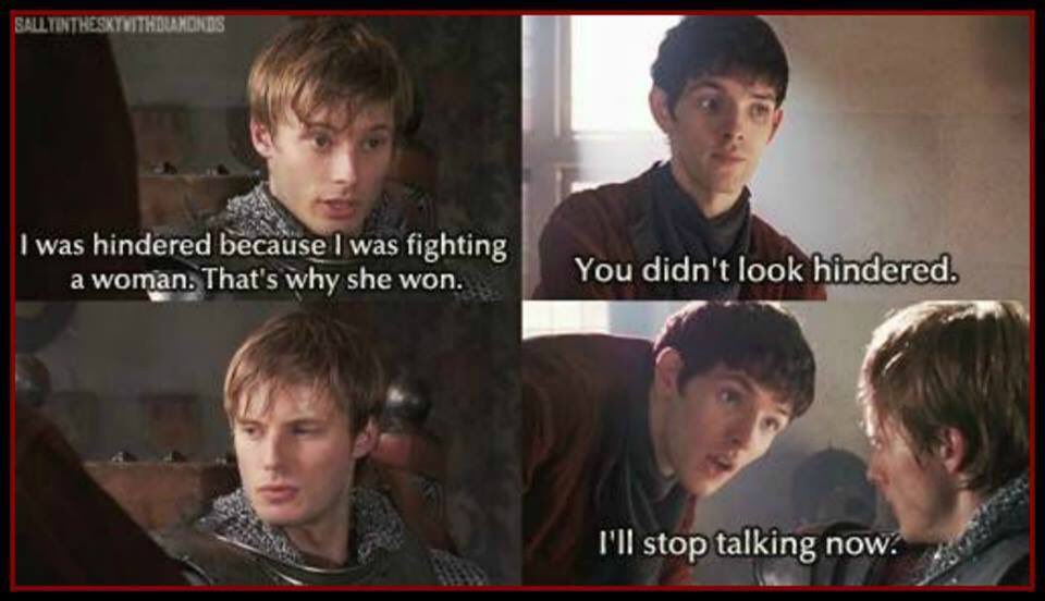 MissingMerlin's tweet photo. #MissingMerlin #Merlin I was hindered ... lol of course #Arthur https://t.co/GqNJCkBhaH