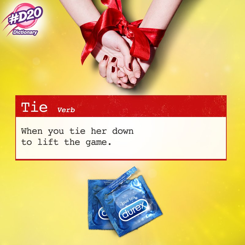 DurexIndia's tweet photo. In a #D20 match, tie is not the end result but the beginning. #D20Dictionary https://t.co/WpOxONKSub https://t.co/FCby7WKvGI