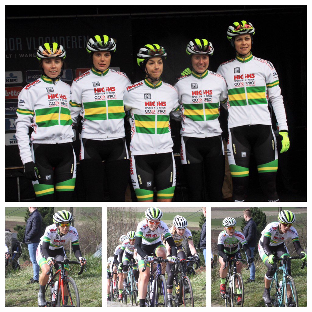 Great racing by the <a href="/AusDevTeam/">AusDevelopmentTeam</a> <a href="/DwarsdrVlaander/">Dwars door Vlaanderen</a> today! Nice start!!