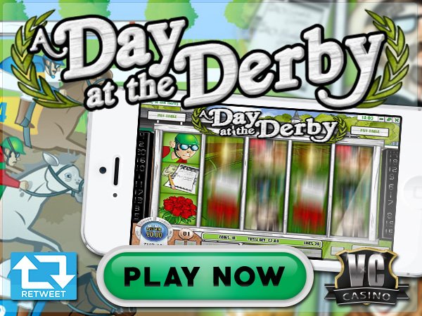 VegasCrest's tweet photo. Mobile Release #5Reel #slot #A #day #at #the #derby at #vegas #crest #casino for the best #videoslots online! https://t.co/6tHo1ZnTmH