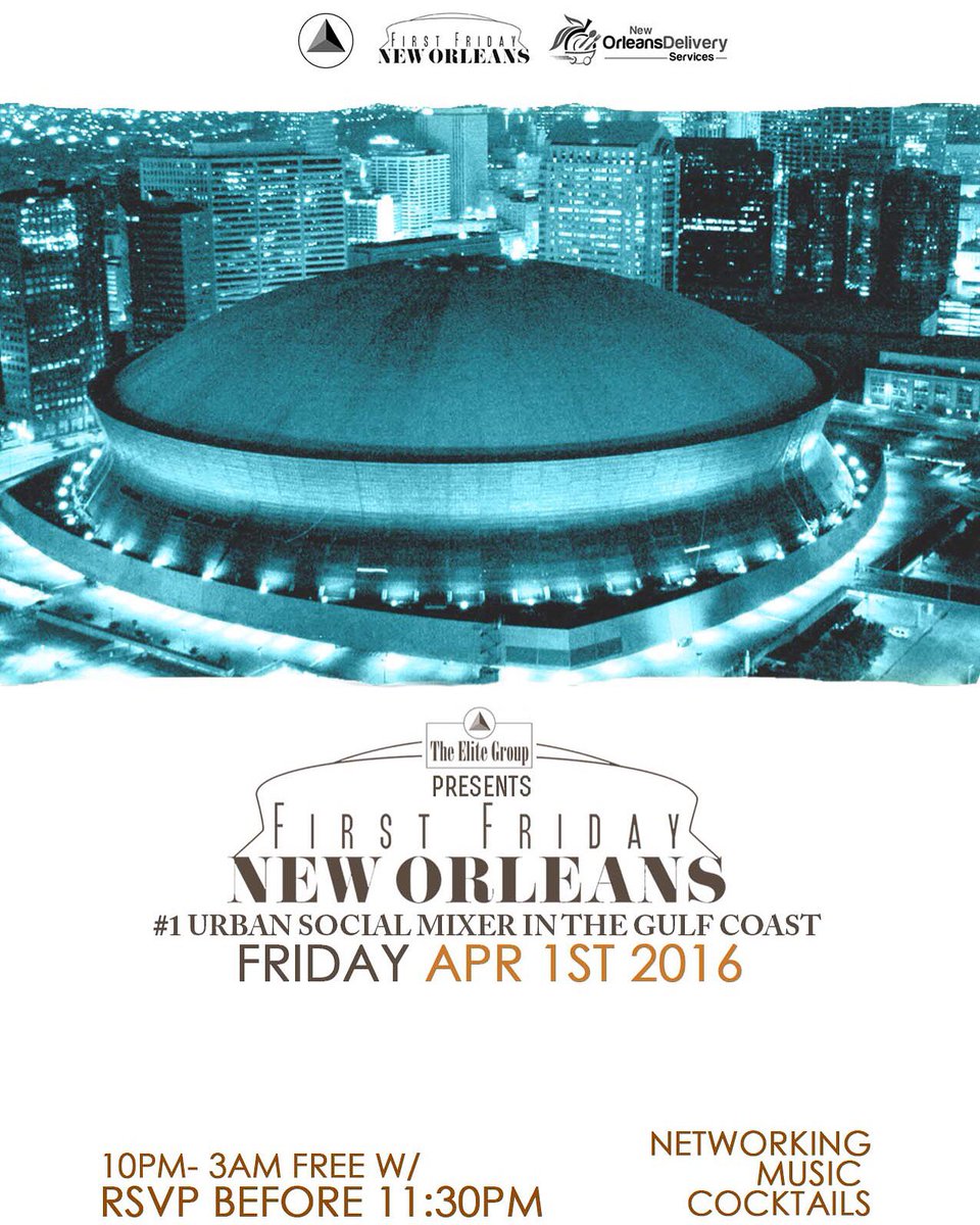 TheJesseVeal's tweet photo. https://t.co/LuW3XcKaVg go to the link above to get tickets for next month’s rendition of #FirstFridayNewOrleans https://t.co/De35Y9OCZZ