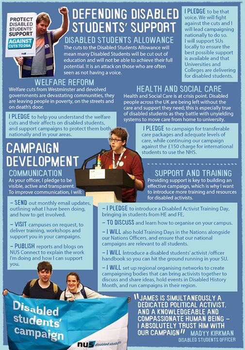 ShellyAsquith's tweet photo. #ElectElliott for a campaign that can decimate the Government's onslaught of Welfare 'reforms' #NUSdisabled16 https://t.co/52XUd7eaBx