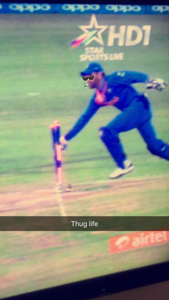 Cric_Humour's tweet photo. Real Thug Life...
#IndvsBan https://t.co/yAajreIMdZ