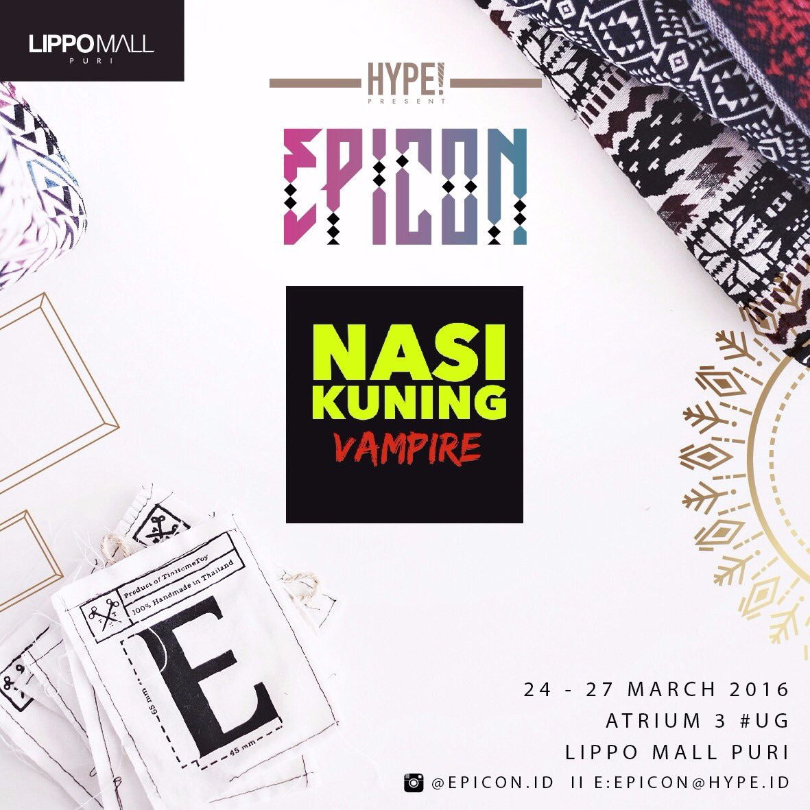 kvinjulio's tweet photo. Mari2 kita ktm lagi di LIPPO MALL PURI kita makan lagi yuk #Nasikuningvampire disana dri bsk - 27 ! Be there guys! https://t.co/Rs5L9gwjjl