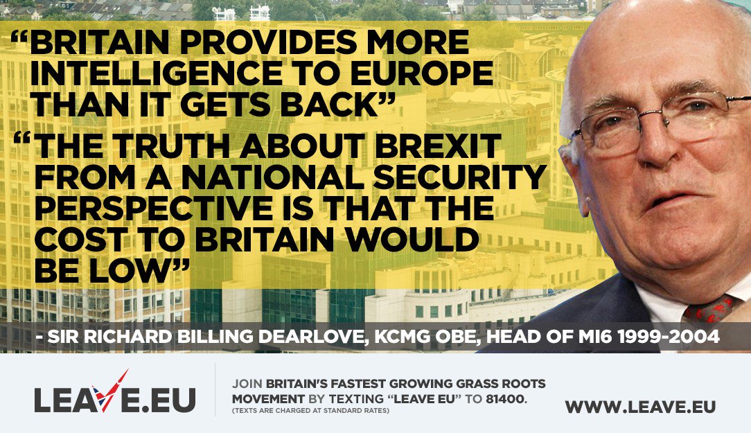 The truth about #Brexit from a national security perspective is that the cost to Britain would be low #LeaveEU