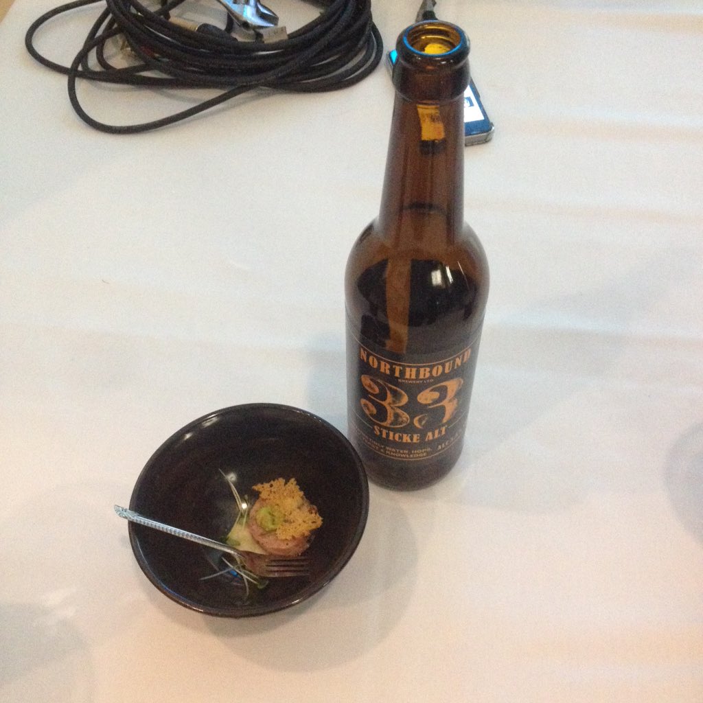 Gastronomic glory at #cache <a href="/culturetechfest/">CultureTECH</a> with <a href="/walledcitybrew/">#CraftBeer 🍻🤘</a> and @JeanLucVanDance. Culinary collaboration ❤️