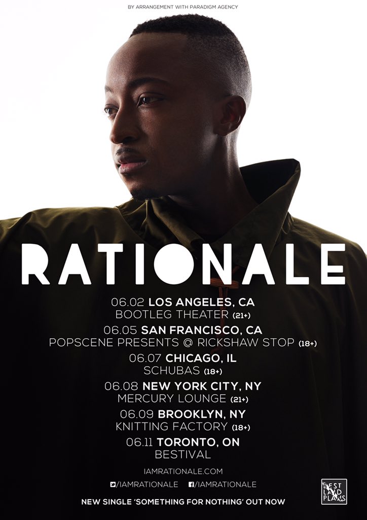 bastille's tweet image. Americans! @iamrationale has announced his first US tour. He's insanely good live so get yourself to one his shows 👍