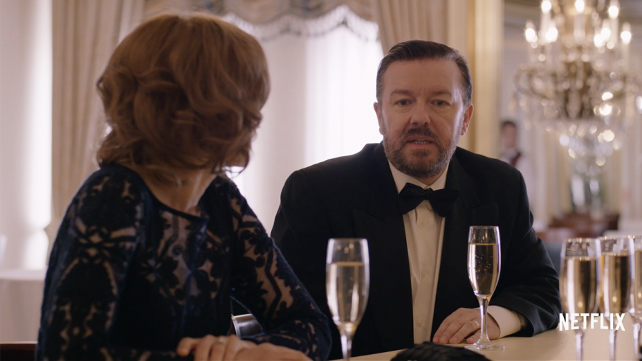 THR's tweet photo. Eric Bana &amp; @RickyGervais are suppliers of fake news in 'Special Correspondents' trailer https://t.co/Orc2Kyndl7 https://t.co/MYgiVk2W1g