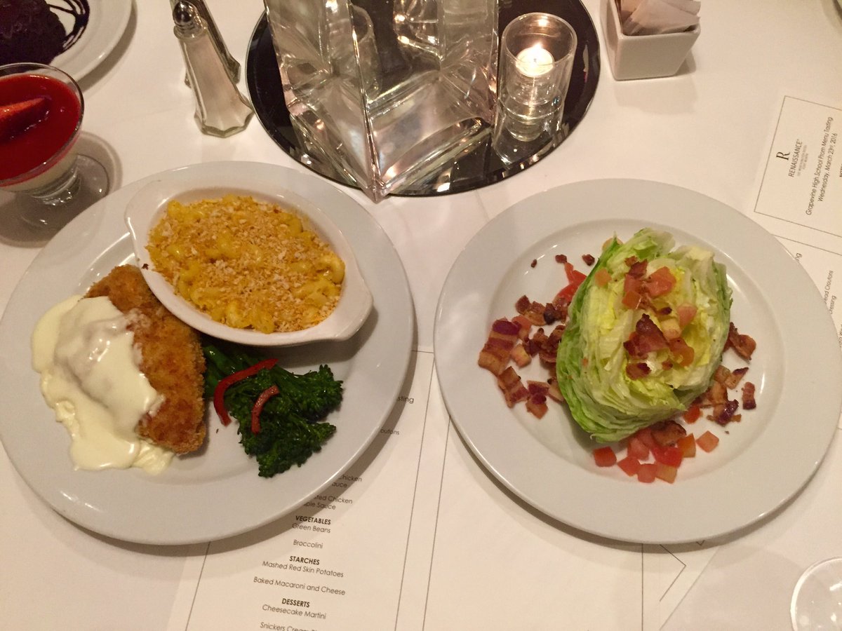 The prom meal!! Remember to tell Mrs.Gunn if you have any food allergies. Also remember tickets go on sale Monday!