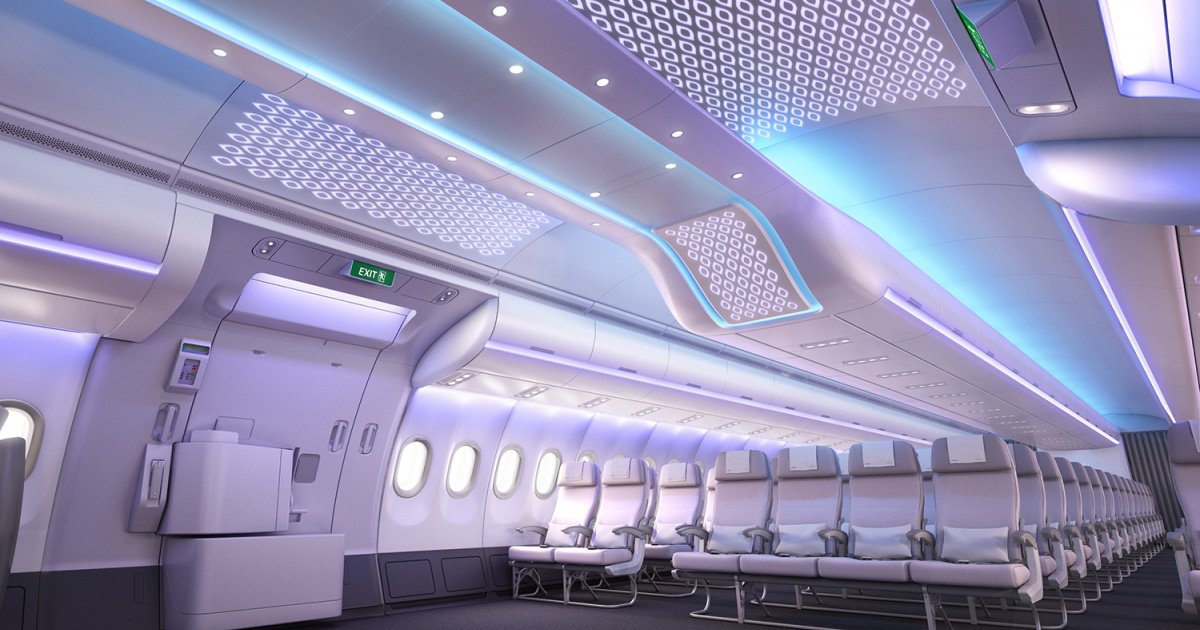 DigitalTrends's tweet photo. Wider seats, bigger bathrooms and LED lighting dress up new Airbus cabins https://t.co/Ug3YqEy7Ac https://t.co/PfteqasOYf