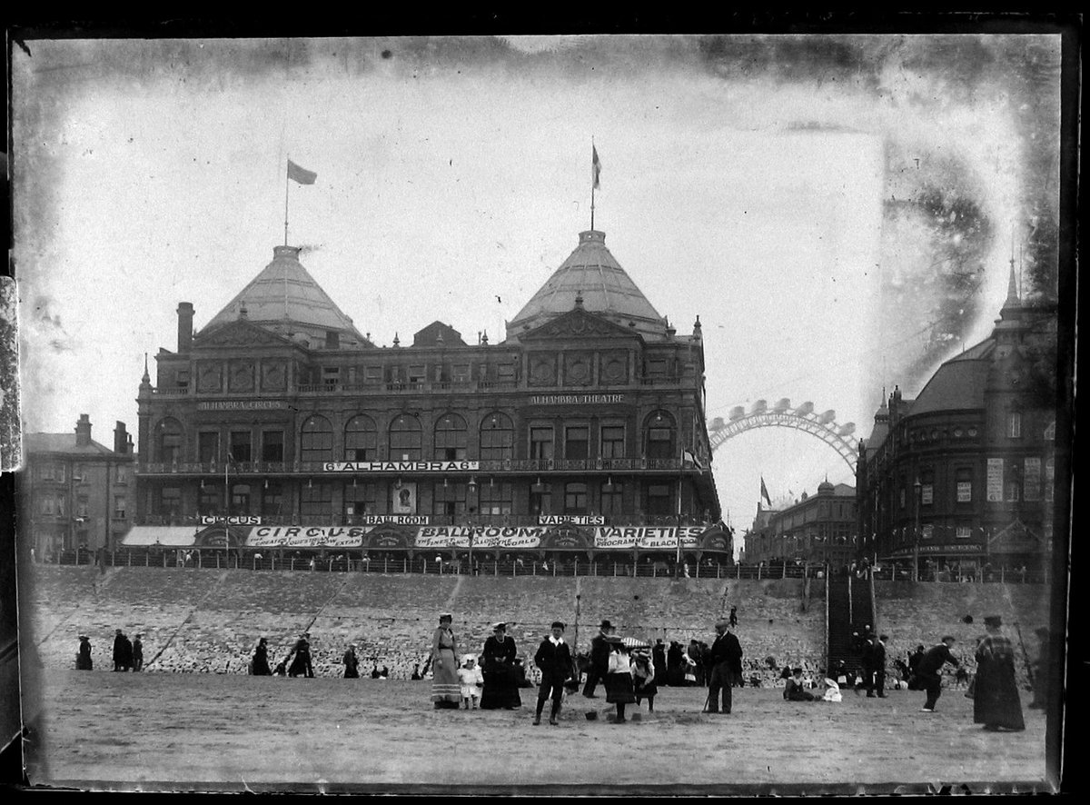 BPLPreservation's tweet image. Alhambra Theatre Circus, Blackpool circa 1900s. #Blackpool #NorthWest #Lancashire