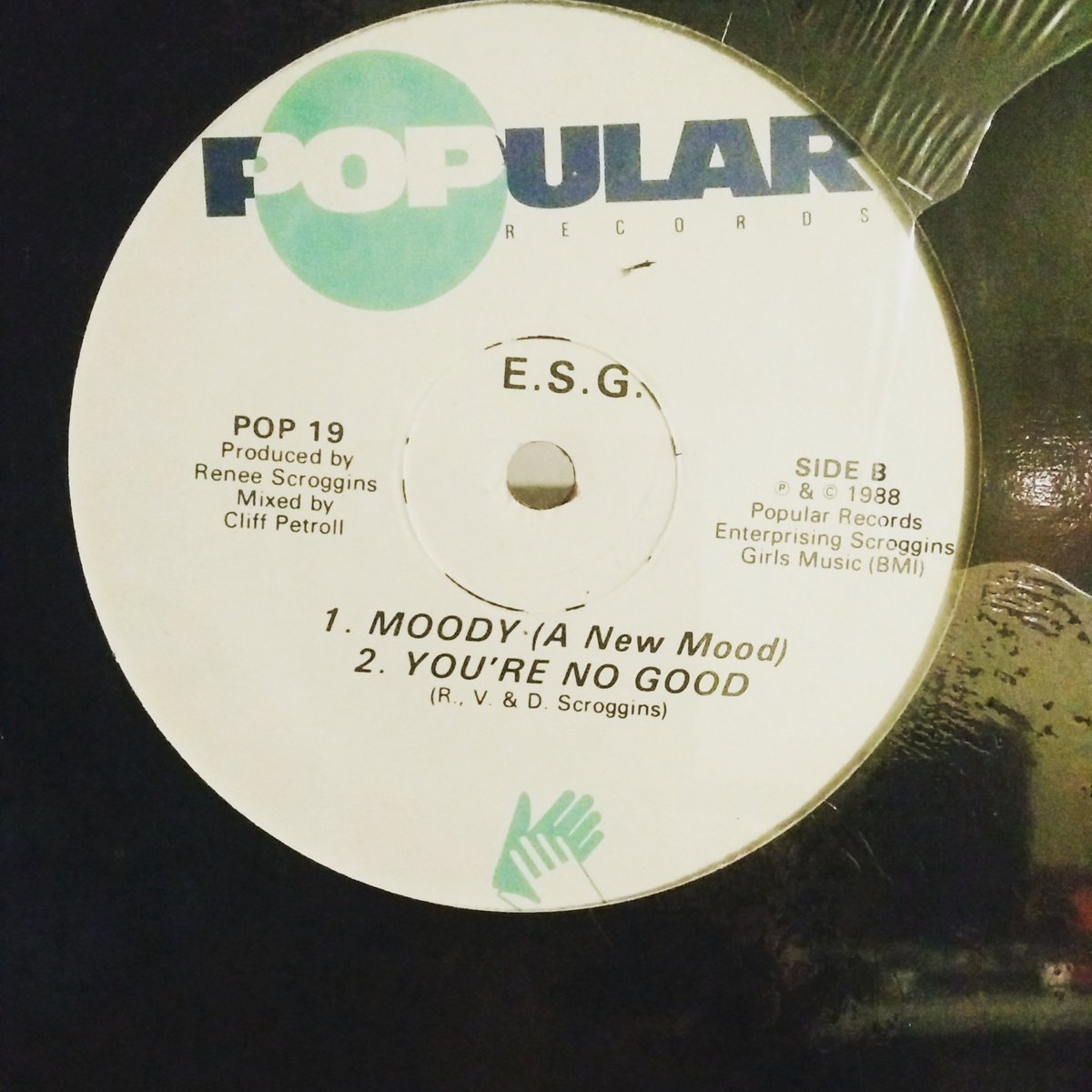E.S.G "Moody" rmx Popular Records 1988 issue #boogie