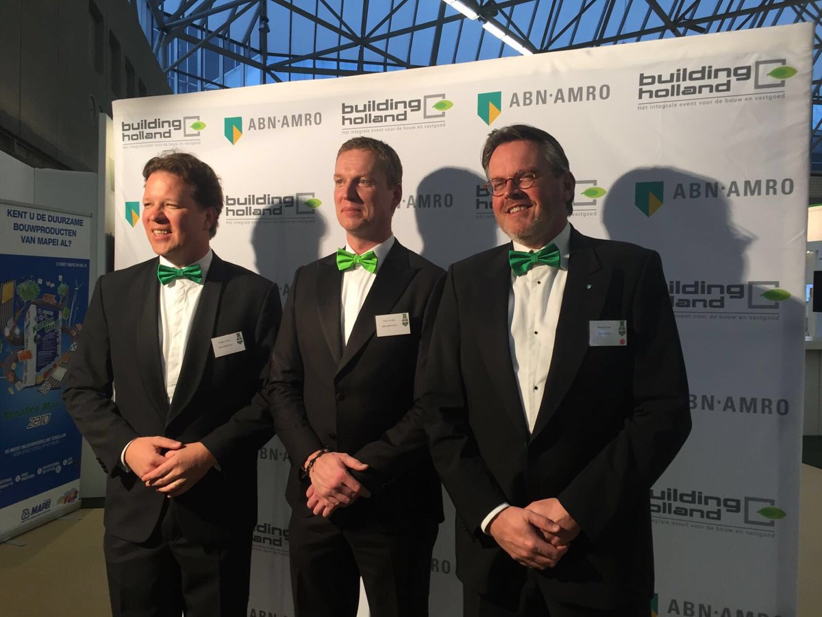 Van de ABN AMRO innovation challenge <a href="/GB_congres/">Green Buildings</a> naar de ABN AMRO duurzame top 50 <a href="/GreenTieGala/">Green Tie Gala</a> #duurzaamdagje ♻️