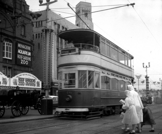 BPLPreservation's tweet image. Blackpool Promenade, circa1960s. #Blackpool #NorthWest #Lancashire