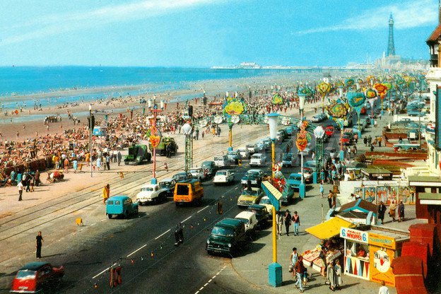BPLPreservation's tweet image. South Promenade Blackpool, circa1960s. #Blackpool #NorthWest #Lancashire