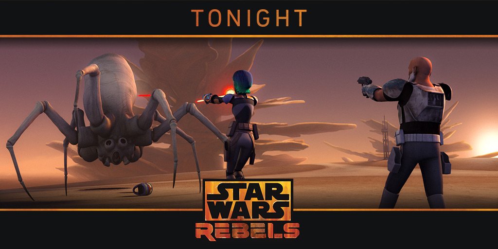 starwars's tweet photo. The #StarWarsRebels new base is crawling with danger. Catch The Mystery of Chopper Base, 9p/8c on @DisneyXD! https://t.co/knM4DNmE8P