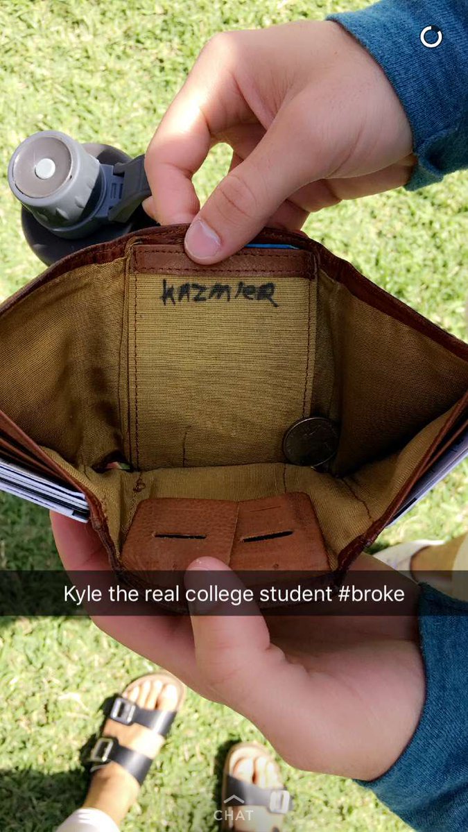 kylekaz4114's tweet photo. Oh where oh where hast my finances gone? #collegeproblems https://t.co/czKVvK840B
