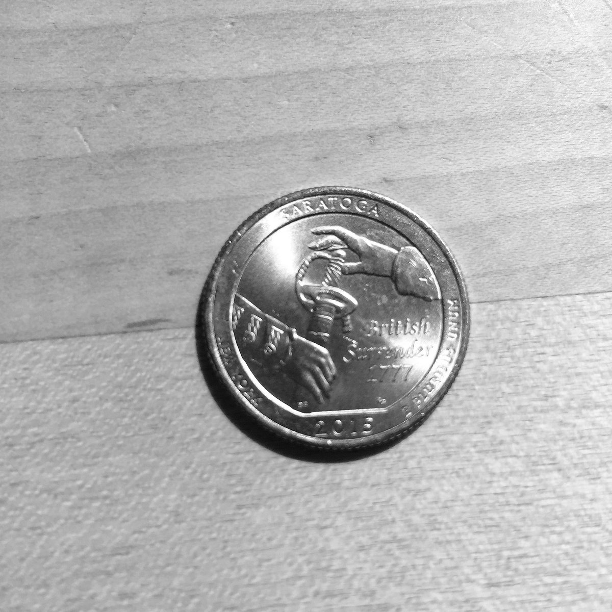 tedreinert's tweet photo. Very pleased to receive a #BritishSurrender as change with my coffee this afternoon #Saratoga https://t.co/EONzvlWuQo