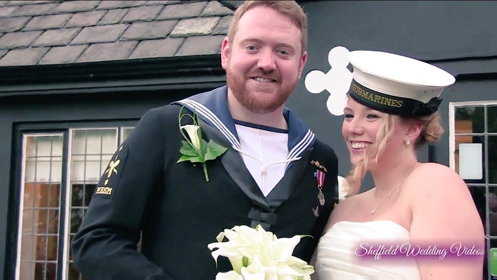 sheffieldvideo's tweet photo. Happy #WeddingWednesday #lookoflove #newlyweds #navy #wedding Screenshots from our beautiful wedding videos 💜💒 https://t.co/IXylVfoyiG