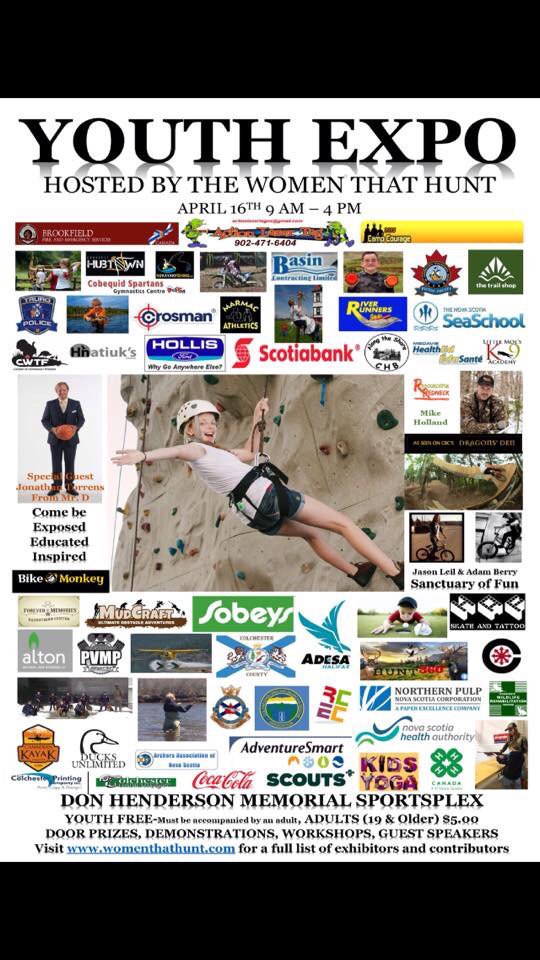 Get out and help raise support for #womenthathunt#youthexpo#donhendersonsportsplex