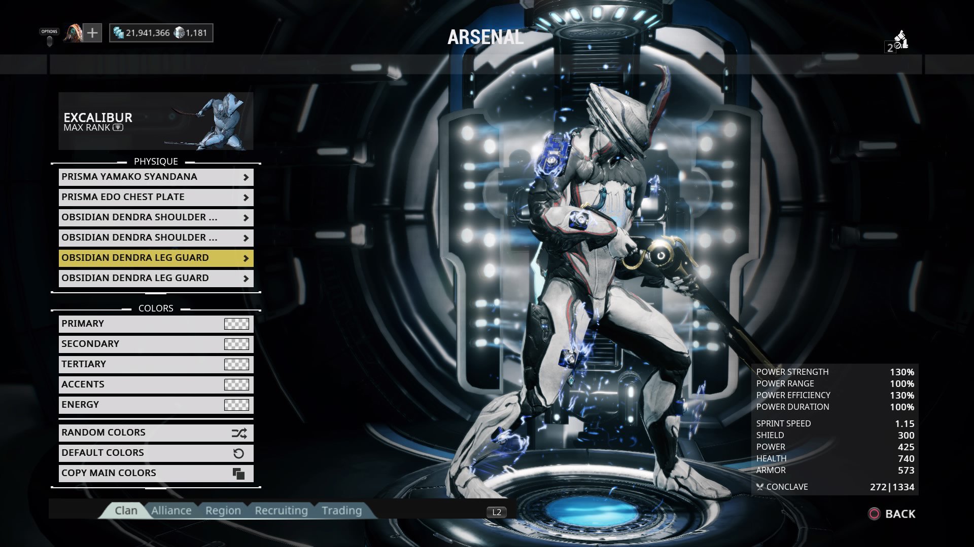 Obsidian Dendra Armor Set (Renown PS4) - Page 2 - General