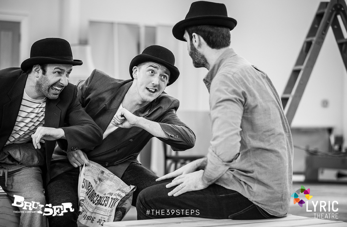 LyricBelfast's tweet photo. Featuring 4 fearless actors playing no fewer than 139 roles, The 39 Steps comes to the Lyric Theatre next week... https://t.co/Mzya5RfcCG