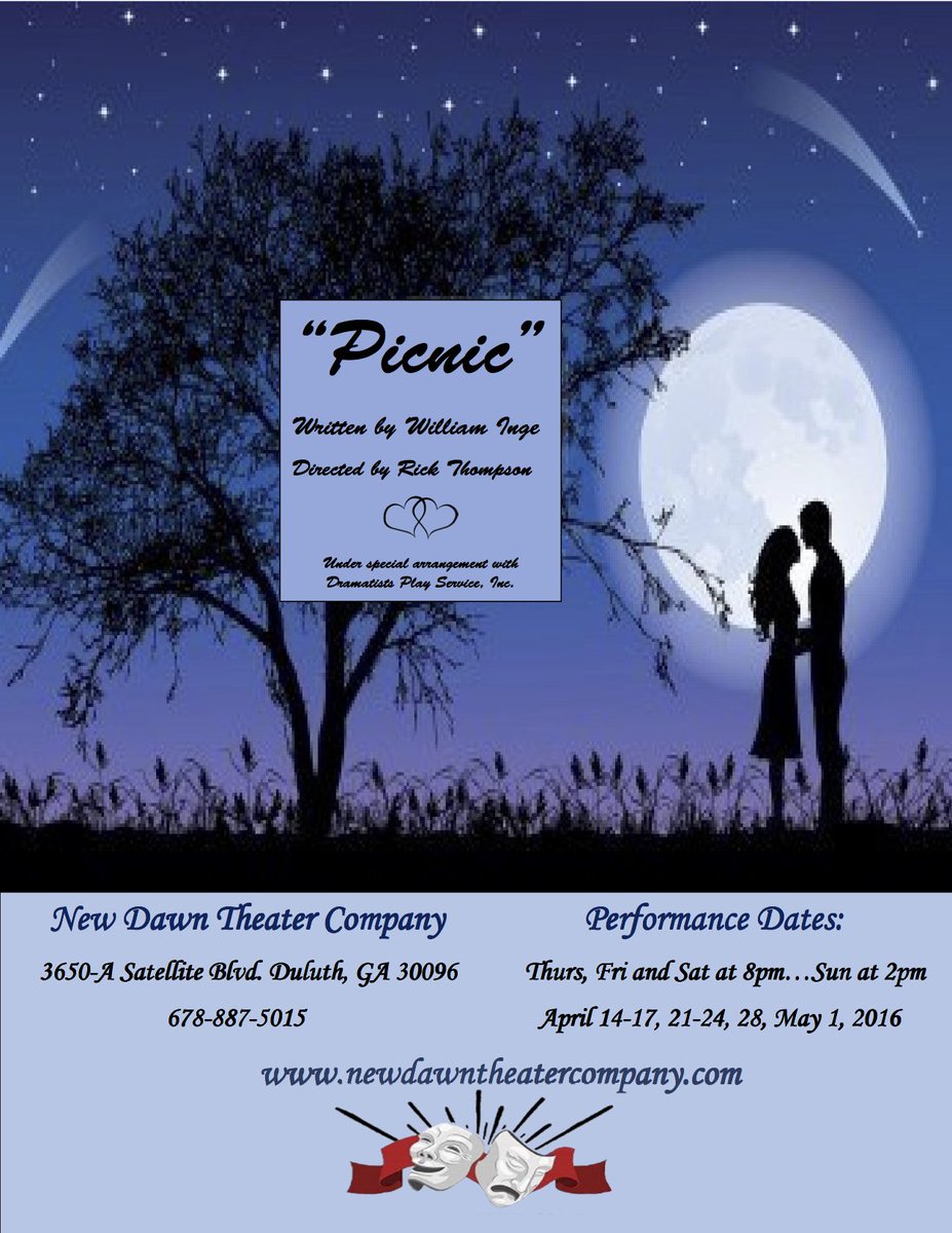 Rehearsals are in full swing for the theater production #Picnic. Love my character #RosemarySydney!