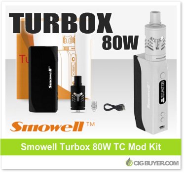 cigbuyer's tweet photo. Smowell Turbox 80W Mod Kit – $44.93: https://t.co/LuMGvvZPYf #ecigs #vaping #smowell #turbox #vapelife #vaepdeals https://t.co/jOKN4Bf7Yg
