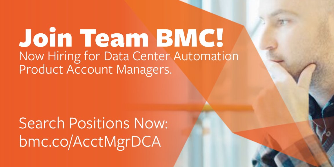 Join our #DataCenter Automation Team. Now hiring Account Managers. View &amp; apply here: bmc.co/AcctMgrDCA