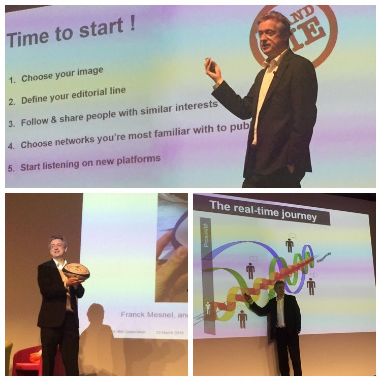 SeverineLienard's tweet photo. @nicolasbordas Mille mercis Nicolas pr ton témoignage #BrandMe passionnant et inspirant #IBM #CapDG16 @TisserandIsa https://t.co/xU3VNVgE4I