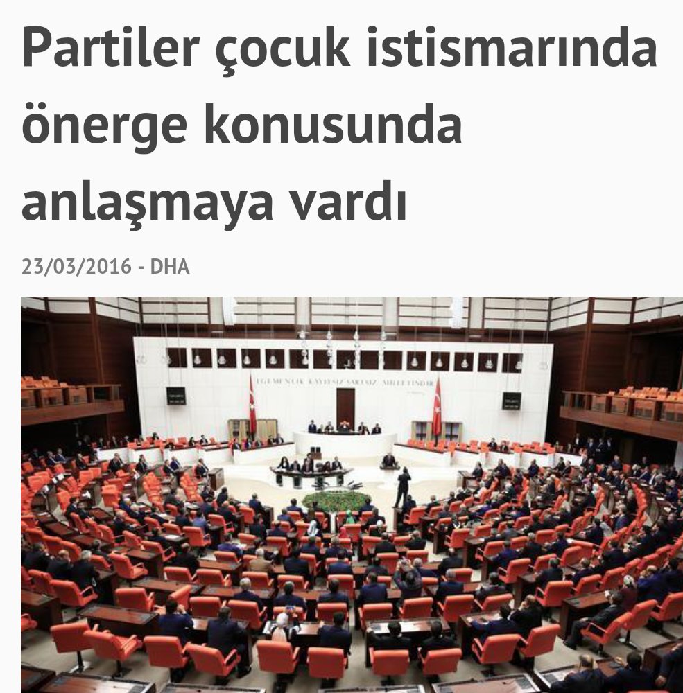 Partiler Çocuk İstismarı Önergesi konusunda anlaşmaya vardı. 
Yarın Ortak Önerge Veriliyor!
hurriyet.com.tr/partiler-cocuk…