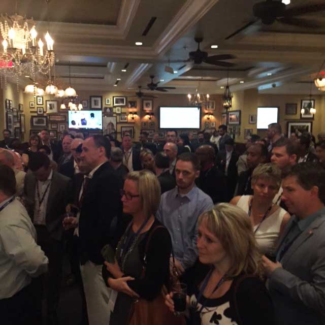 SelfMgmtGroup's tweet photo. We had a fantastic time sponsoring the @GAMA_Canada reception at #LAMP16. Thanks to everyone who came out! https://t.co/cgPJrN5ulA