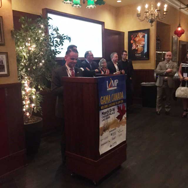 SelfMgmtGroup's tweet photo. We had a fantastic time sponsoring the @GAMA_Canada reception at #LAMP16. Thanks to everyone who came out! https://t.co/cgPJrN5ulA