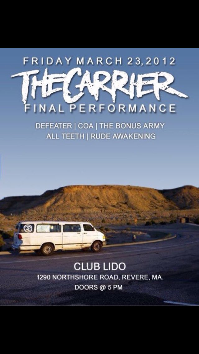 hatedoftheworld's tweet photo. Holy shit four years ago today. #ripthecarrier https://t.co/IqvYrP1s4Y