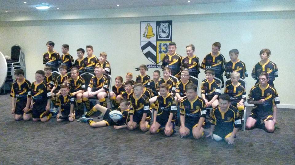 paulspud's tweet photo. Great new kit for @AshtonBears u12s, huge thanks to #TAPInteriors and #MonitorSolutions, sponsors. https://t.co/X3N0AyiqpP