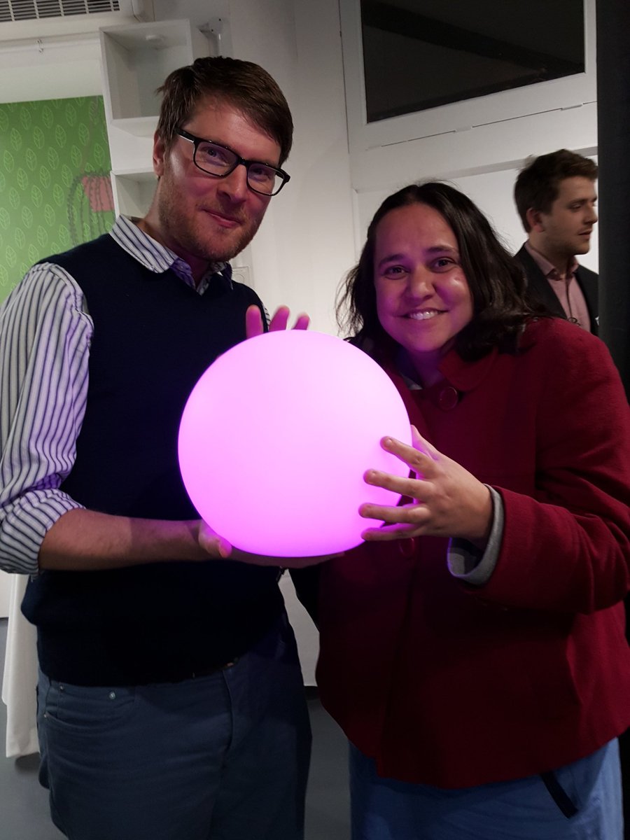 sav63's tweet photo. Chilling with @brianrobofalcon at launch of   @BristolEnergy Hub launch! @FestofNature https://t.co/A5cvme5yaA