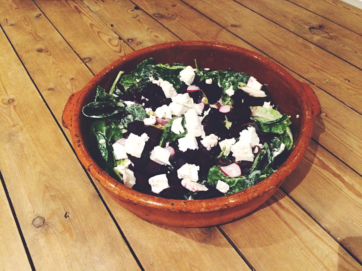 MissHungryBlog's tweet image. Beetroot, goats cheese and radishes from @DianaHenryFood A Change of Appetite (my favourite cookbook)