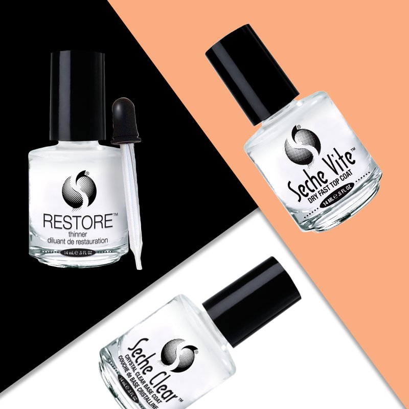 SecheNails's tweet photo. #SecheVite #SecheClear #SecheRestore // You can't have one without the other! https://t.co/xxXTkYGLmt