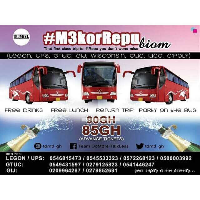 richarddanso_'s tweet photo. Join @tdmtl_gh bus #M3korRepu to enjoy #ILLICITatSUMMERPARK this friday book now on 0546815474 ..... https://t.co/zjP1cL6vVp