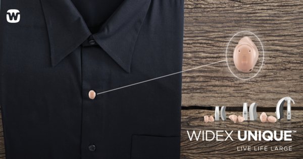 audiologist352's tweet photo. The smallest model of UNIQUE is smaller than a shirt button. #Widex https://t.co/Xidr1Xb8dr https://t.co/JG5xCY4c3f