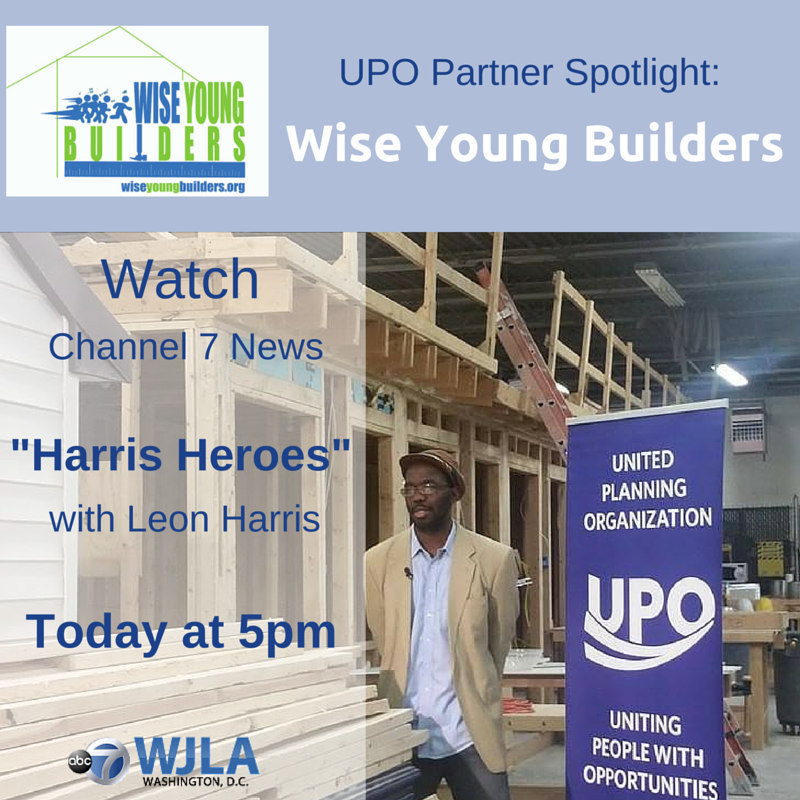UPOinDC's tweet photo. Tune in to @ABC7News to see UPO partner, Wise Young Builders on "Harris Heroes" with @LeonABC7! Watch today at 5pm!! https://t.co/PA3o5VnaI6
