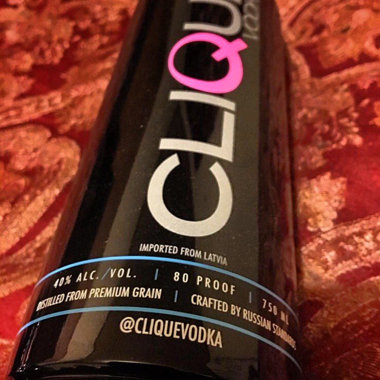 CliqueVodka's tweet photo. 80 Proof.  Imported From Latvia.  Distilled From Premium Grain.  Crafted By Russian Traditions.  #vodka #latvia https://t.co/M0t63ccITp