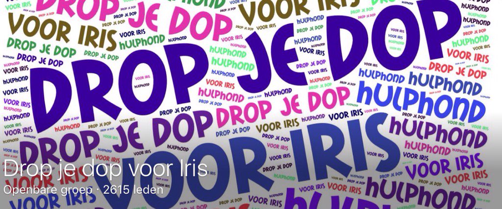 De actie #DropjedopvoorIris ondersteunen wij graag, nu symbolisch door 2 miljoen te schenken, maar we gaan doorrrr
