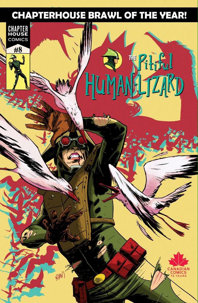 AdamTGorham's tweet photo. My cover to THE PITIFUL HUMAN-LIZARD #8, coloured by @RossiGifford https://t.co/aBQQX4yKiU
