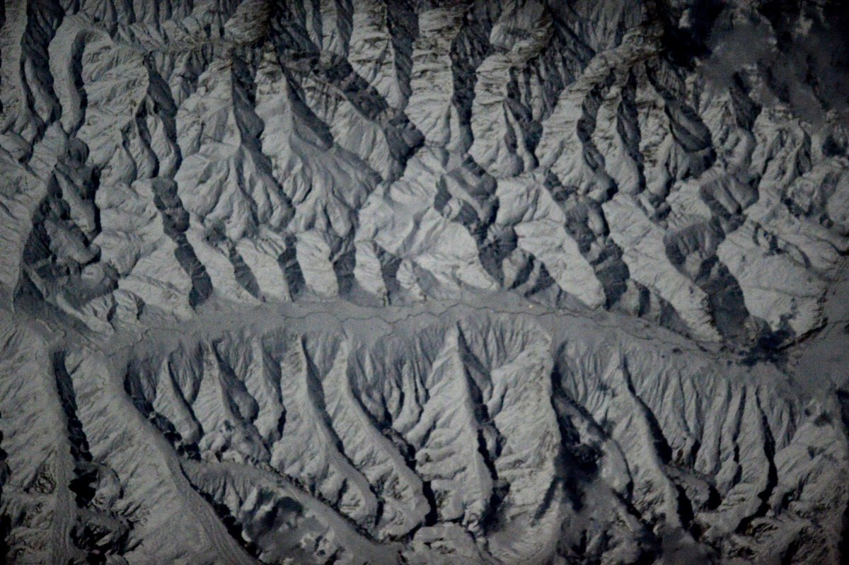 Himalayan valley under a #fullmoon